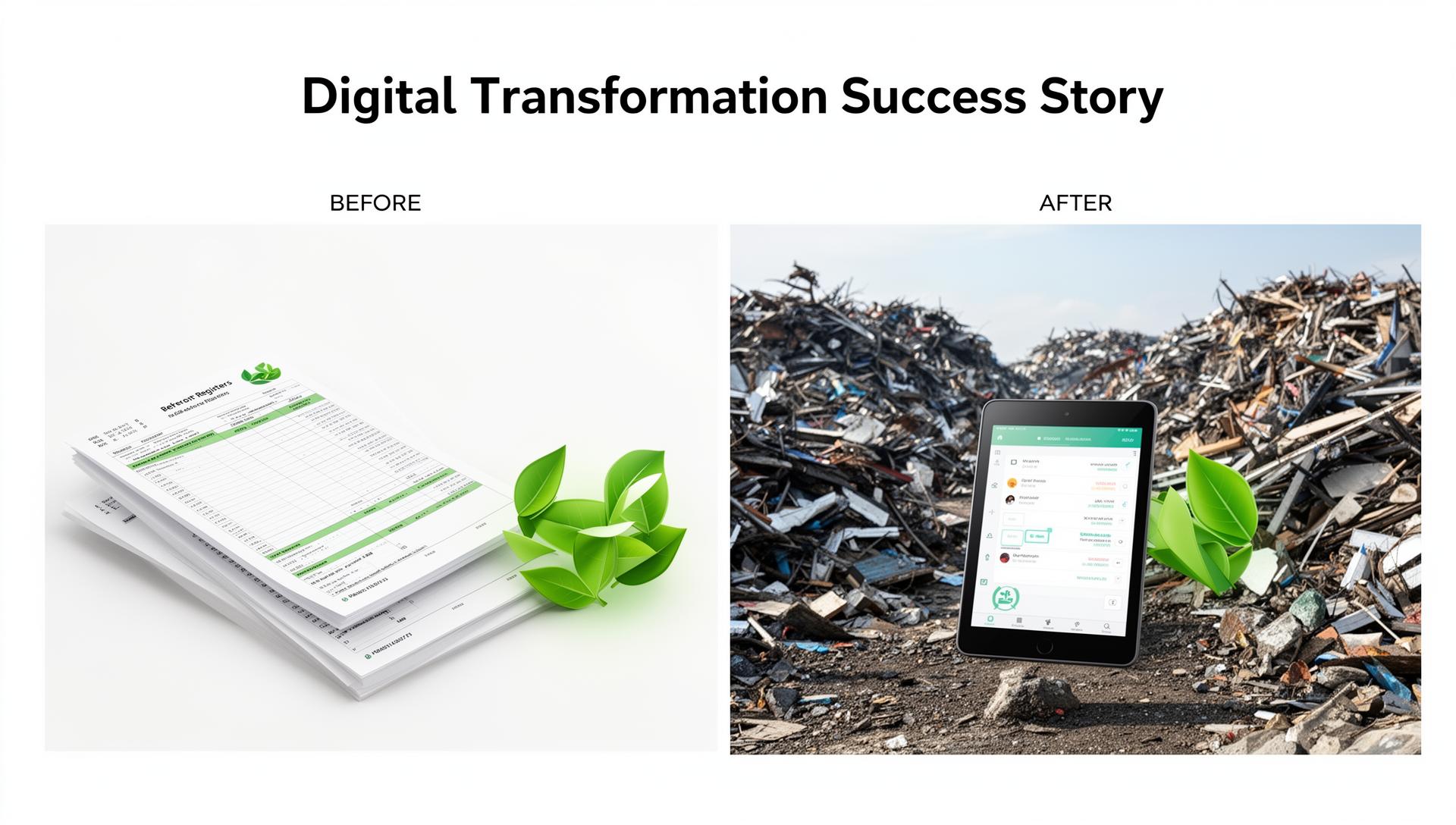 From Paper Registers to Carbon Revenue: A Scrapyard Owner's Digital Transformation Story